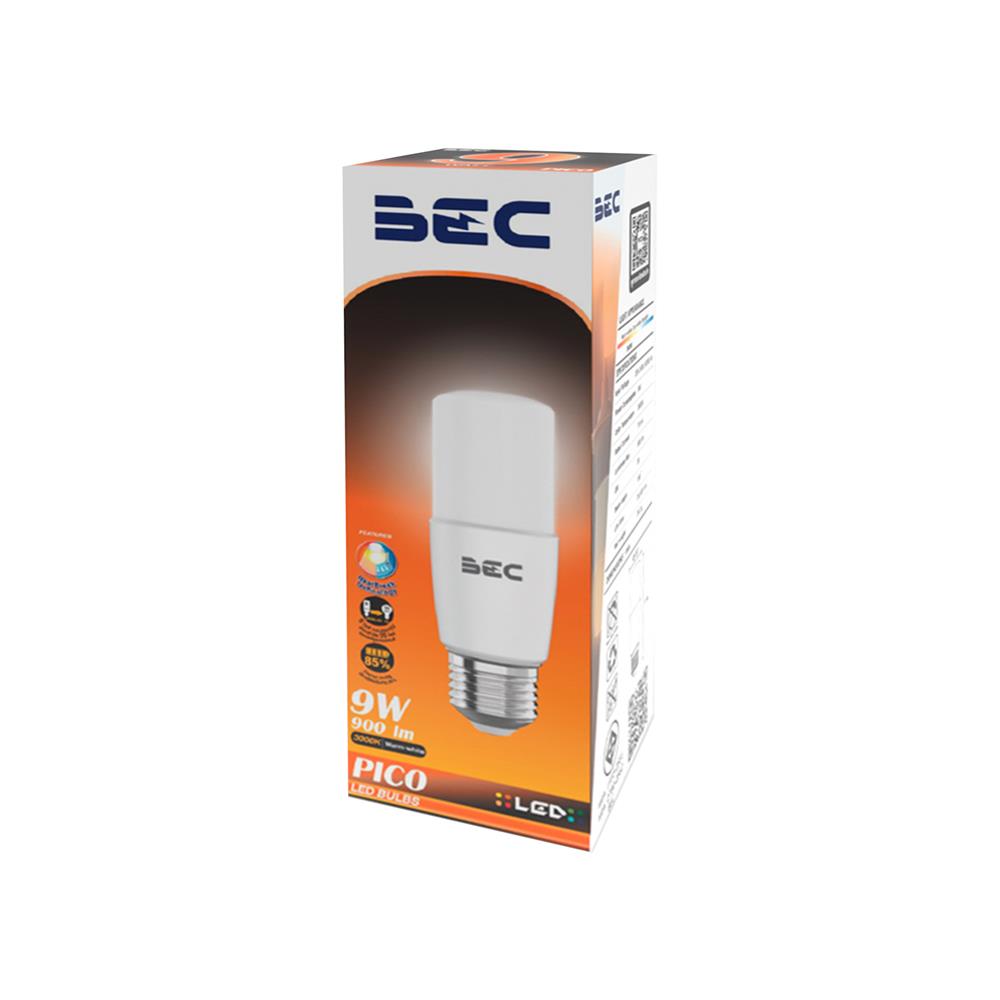 หลอด LED BEC PICO 9 วัตต์ WARM WHITE E27