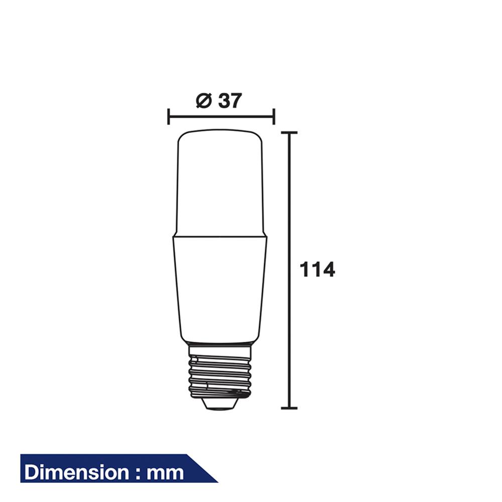 หลอด LED BEC PICO 9 วัตต์ WARM WHITE E27