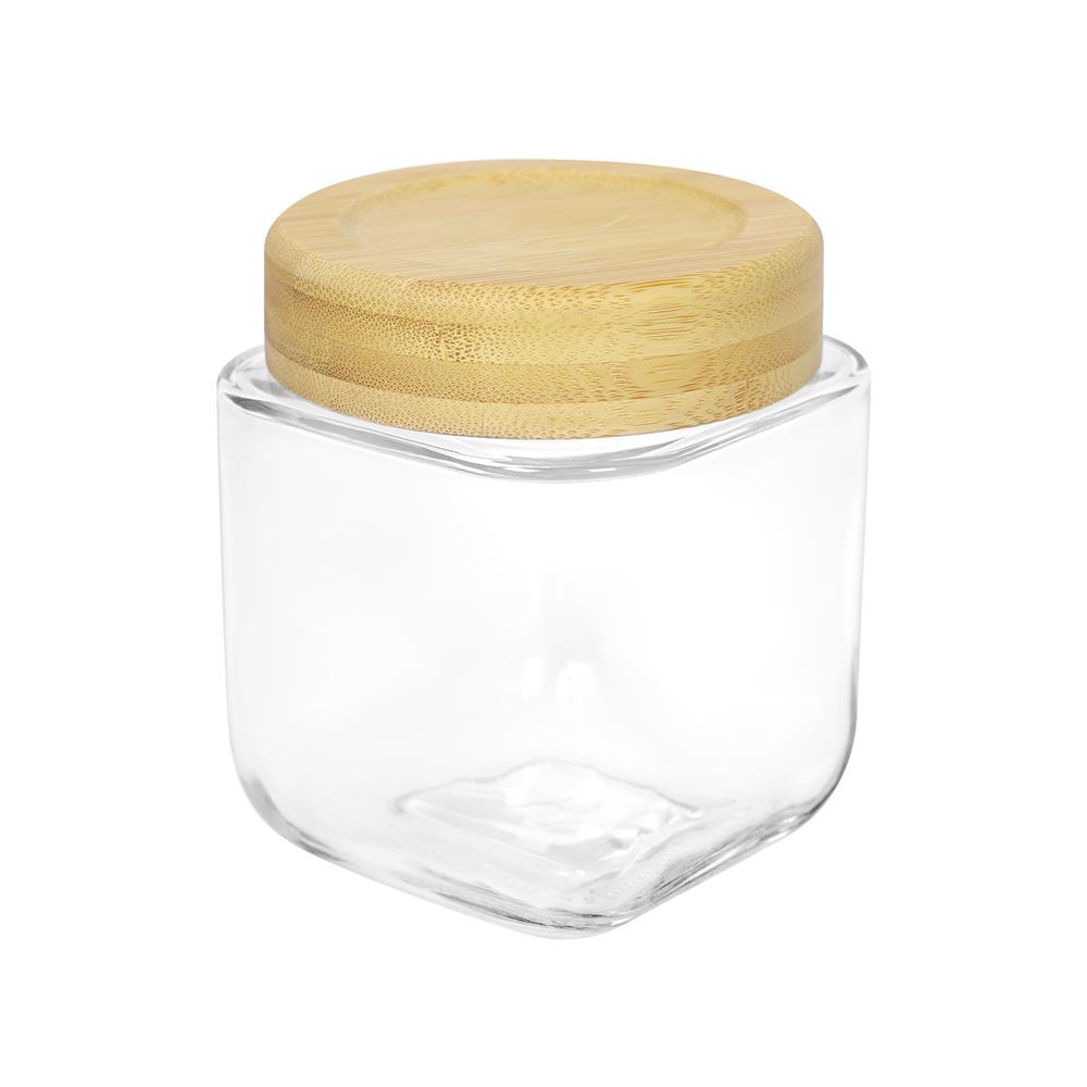 ขวดโหลแก้วฝาเกลียว KECH BASE 0.5 ลิตร สีใส