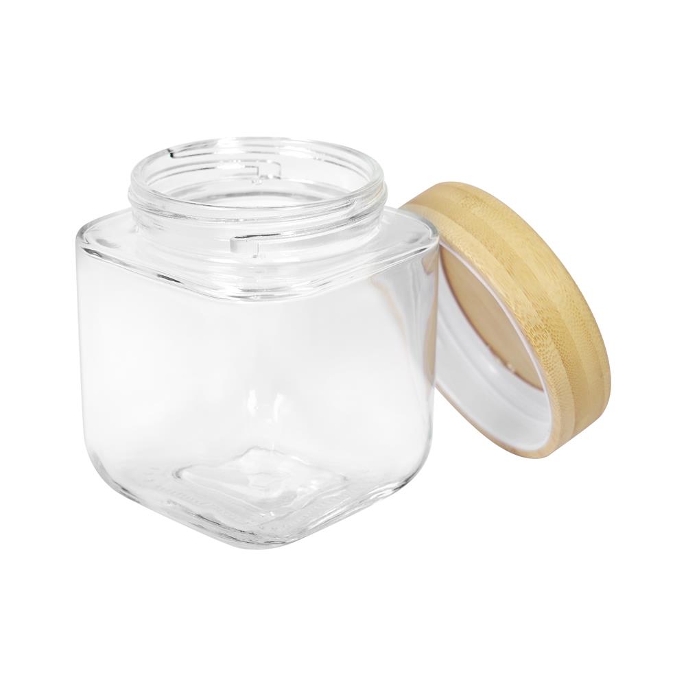 ขวดโหลแก้วฝาเกลียว KECH BASE 0.5 ลิตร สีใส