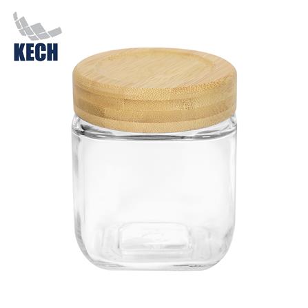 ขวดโหลแก้วฝาเกลียว KECH BASE 0.5 ลิตร สีใส_0