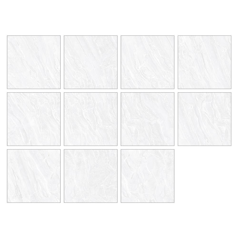 กระเบื้องพื้นพอร์ซเลน 60x60 ซม. COTTO นาเรลล่า ขาว HYG PM 1.44 ตร.ม.