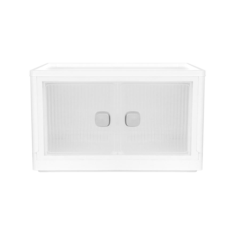 กล่องเก็บของบานเปิด STACKO VIVE 58.7x35.5x36 ซม. สีขาว