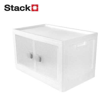 กล่องเก็บของบานเปิด STACKO VIVE 58.7x35.5x36 ซม. สีขาว_0