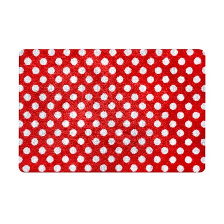 พรมเช็ดเท้าดักฝุ่น PRAW DE 50X75 ซม. สีแดง