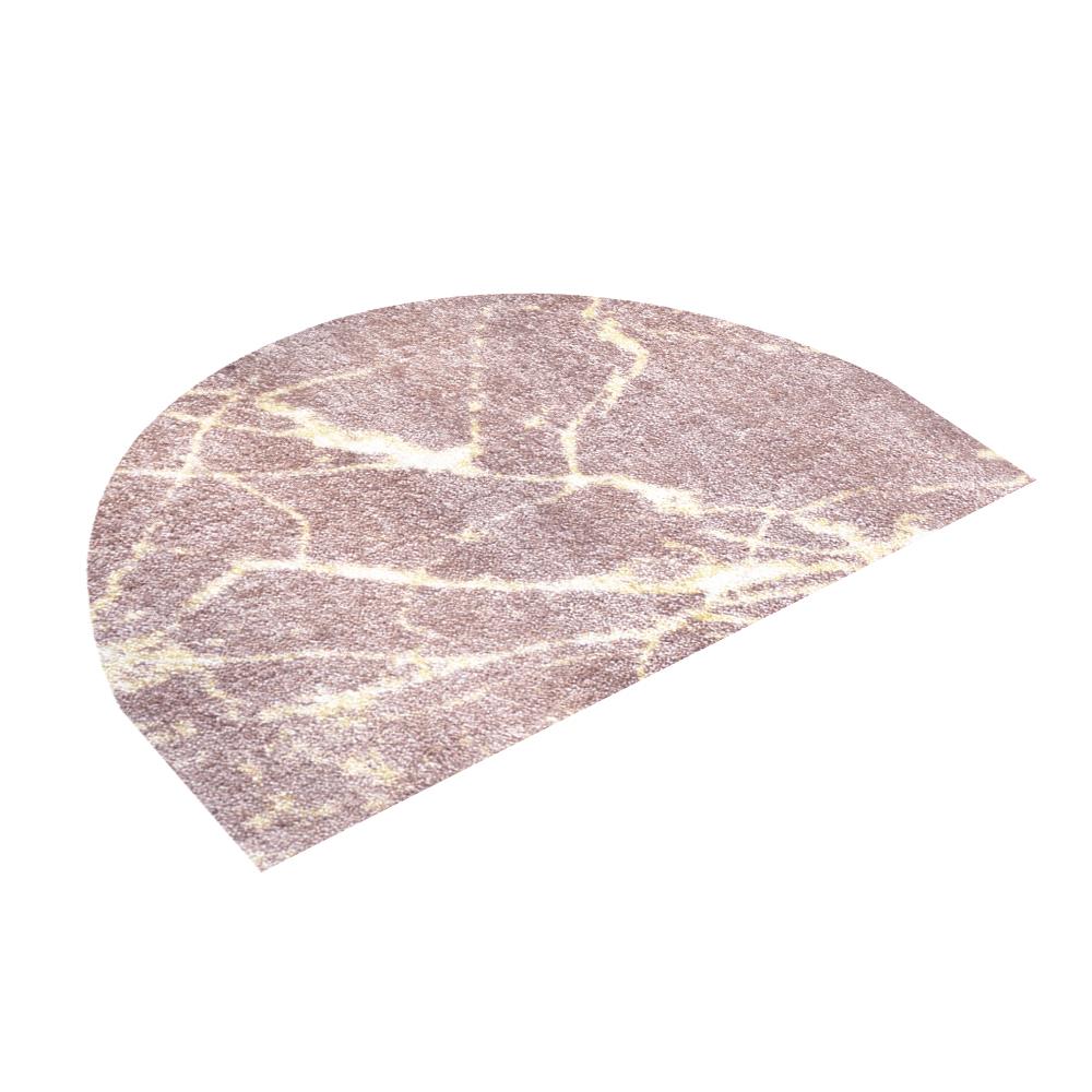 พรมเช็ดเท้าดักฝุ่น PRAW DE MARBLE PINK 55X85 ซม. สีชมพู