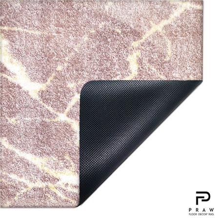 พรมเช็ดเท้าดักฝุ่น PRAW DE MARBLE PINK 55X85 ซม. สีชมพู_2