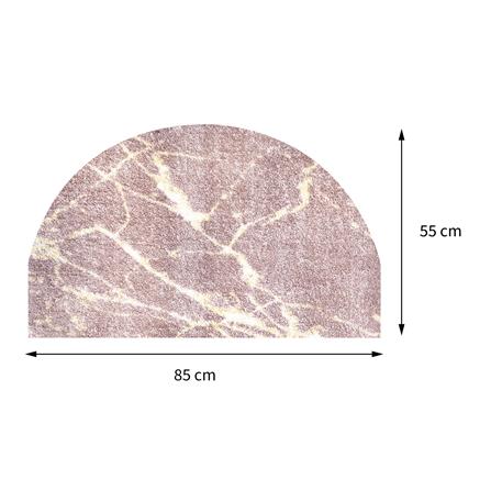 พรมเช็ดเท้าดักฝุ่น PRAW DE MARBLE PINK 55X85 ซม. สีชมพู_8