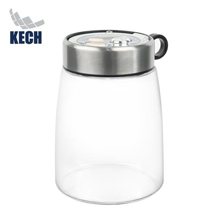 ขวดโหลแก้วฝาเกลียว KECH GLORY 1.4 ลิตร สีใส_0