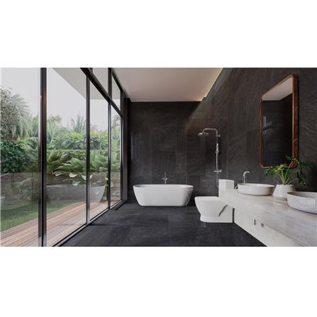 กระเบื้องพื้นพอร์ซเลน 60x60 ซม. COTTO ดอสก้า ดำ HYG PM 1.44 ตร.ม._3