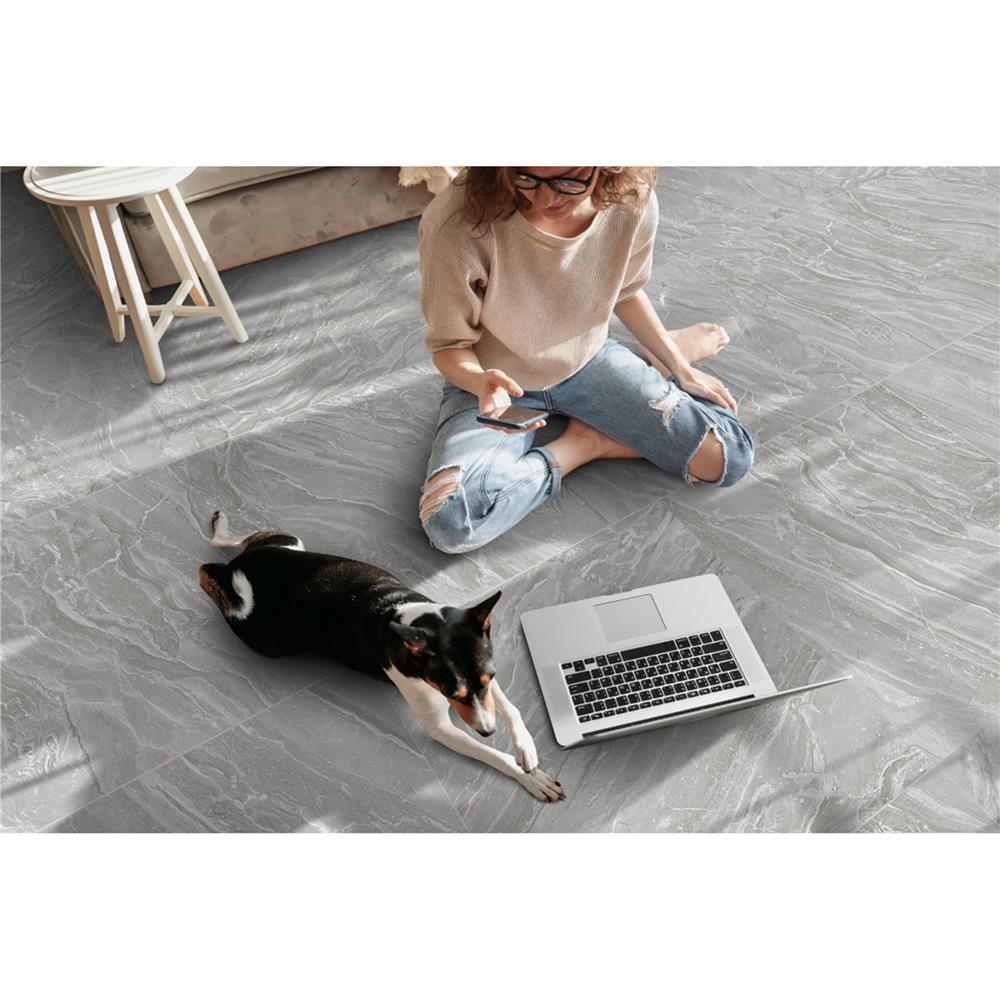 กระเบื้องพื้นพอร์ซเลน 60x60 ซม. COTTO นาเรลล่า เทาอ่อน HYG PM 1.44 ตร.ม.