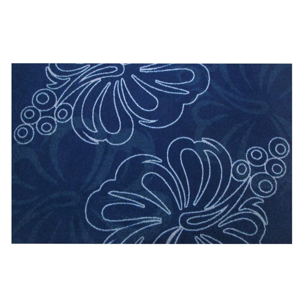 พรม PRAW DE 120X180 ซม. สีน้ำเงิน_0