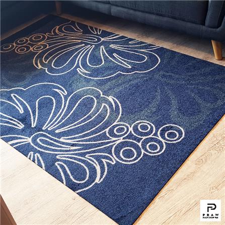 พรม PRAW DE 120X180 ซม. สีน้ำเงิน_6