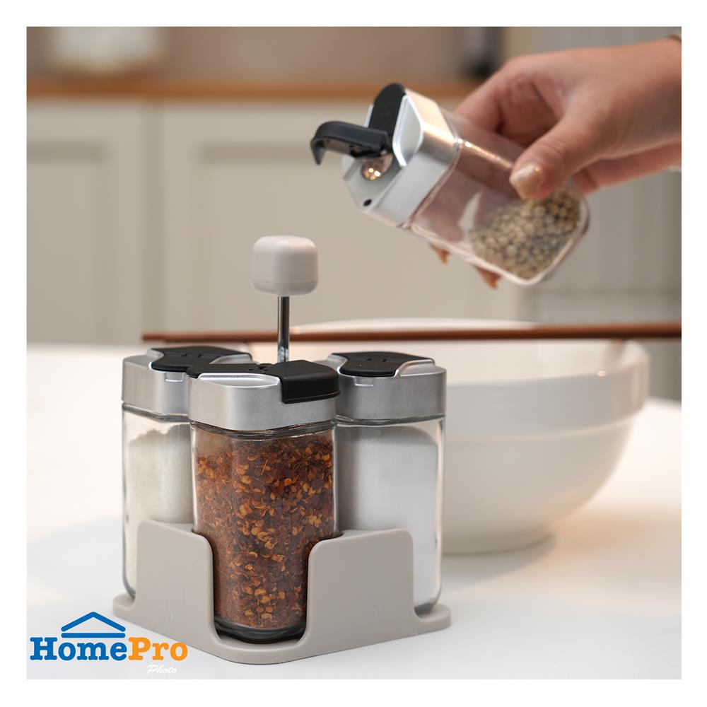 ชุดที่ใส่เครื่องปรุง 4 ช่อง KECH CLICK