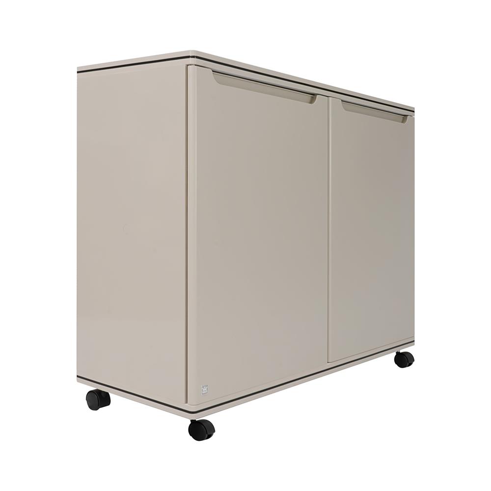 ตู้วางรองเท้า 4 ชั้น KING CURVE สีโทฟู