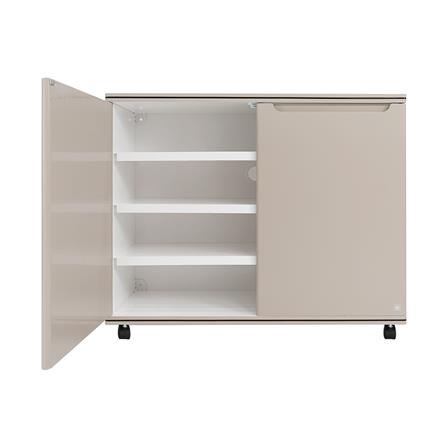 ตู้วางรองเท้า 4 ชั้น KING CURVE สีโทฟู_1