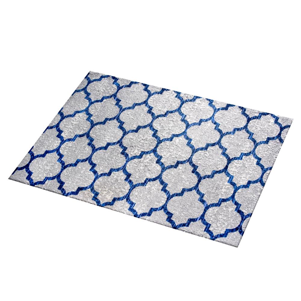 พรม PRAW DE PARISIAN 110X175 ซม. สีเทา/น้ำเงิน
