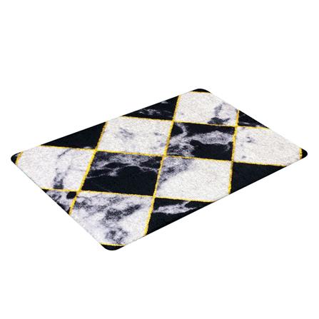 พรมเช็ดเท้าดักฝุ่น PRAW DE CHESS BOARD 50X75 ซม. สีดำ/ขาว_5