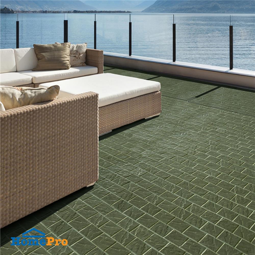 กระเบื้อง 4x4 นิ้ว KENZAI ฟูจิ เปปเปอร์มินท์ กรีน 60P