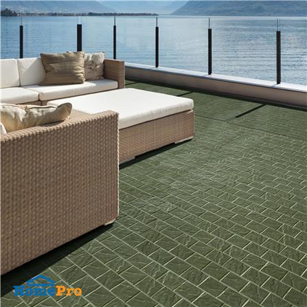 กระเบื้อง 4x4 นิ้ว KENZAI ฟูจิ เปปเปอร์มินท์ กรีน 60P_2