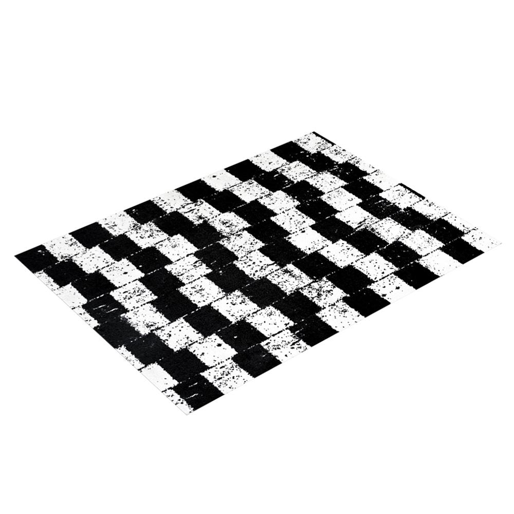 พรม PRAW DE LADDER 120X180 ซม. สีดำ/ขาว