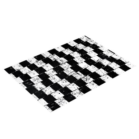 พรม PRAW DE LADDER 120X180 ซม. สีดำ/ขาว_5