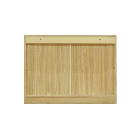 ตู้แขวนผนัง 2 บานเปิด BURO REVOLUTION 80 ซม. สีเนเชอรัลแอช/กระจกดำ_3