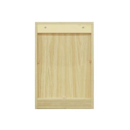 ตู้แขวนผนัง 1 บานเปิด ฺBURO REVOLUTION 40 ซม. สีเนเชอรัลแอช/กระจกดำ_4