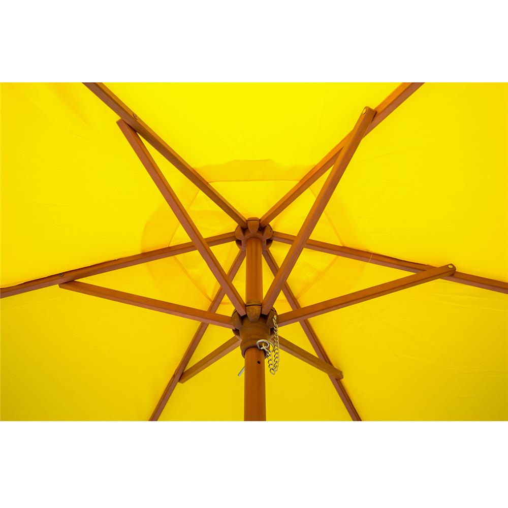 ร่มสนามกลม IVY WOOD 2.5 ม. สีเหลือง