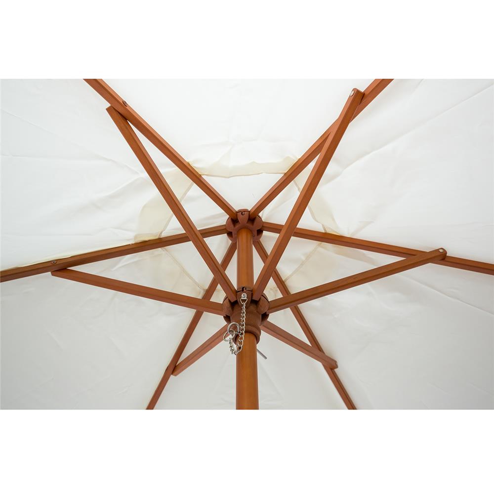 ร่มสนามกลม IVY WOOD 2.5 ม. สีขาว