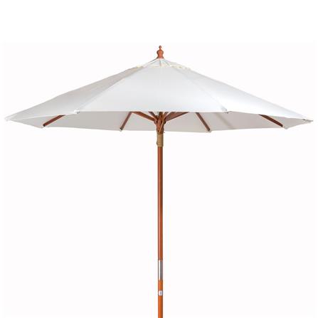 ร่มสนามกลม IVY WOOD 2.5 ม. สีขาว_0