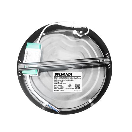 ดาวน์ไลท์ LED SYLVANIA BRAVO SURF 6 นิ้ว 12 วัตต์ DAYLIGHT สีดำ_2
