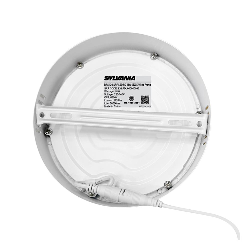 ดาวน์ไลท์ LED SYLVANIA BRAVO SURF 8 นิ้ว 18 วัตต์ DAYLIGHT สีขาว