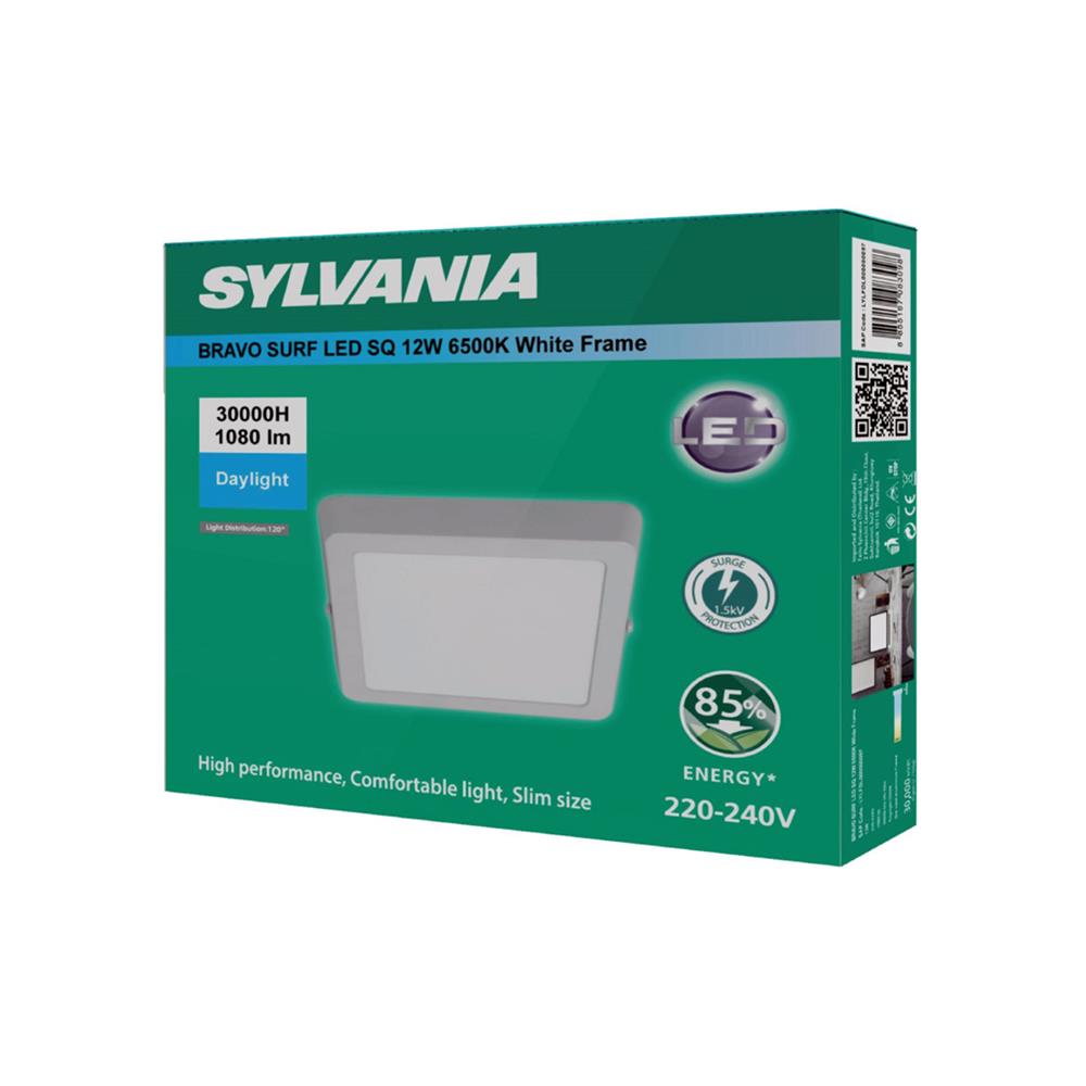 ดาวน์ไลท์ LED SYLVANIA BRAVO SURF 6 นิ้ว 12 วัตต์ DAYLIGHT สีขาว