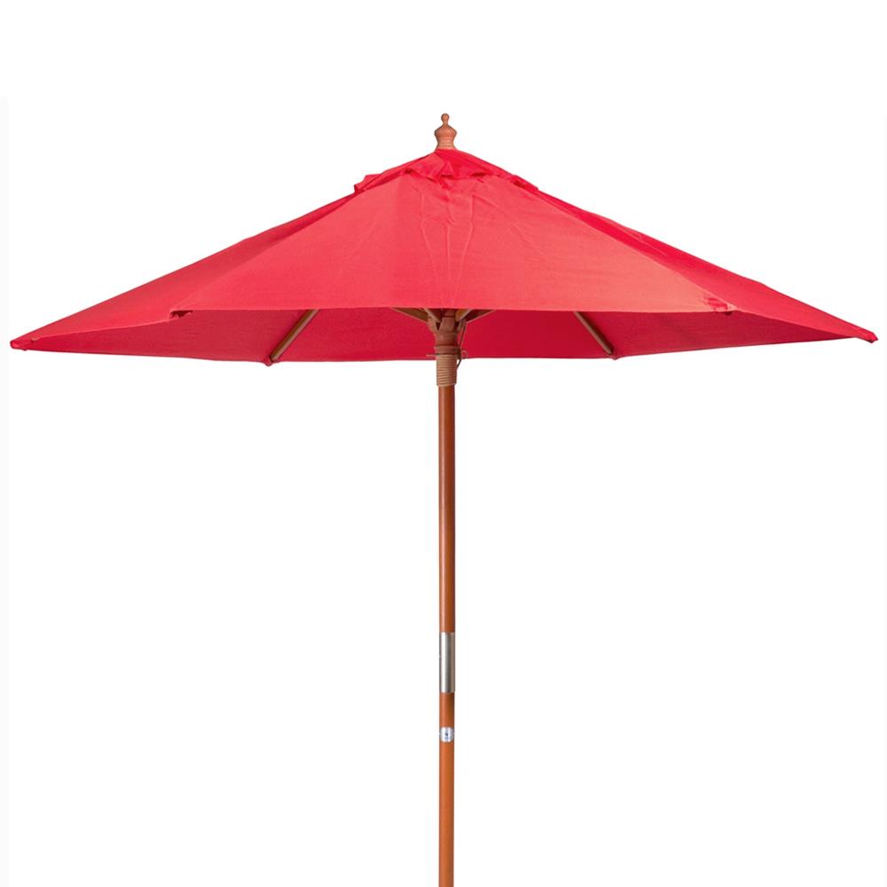 ร่มสนามกลม IVY WOOD 2.5 ม. สีแดง