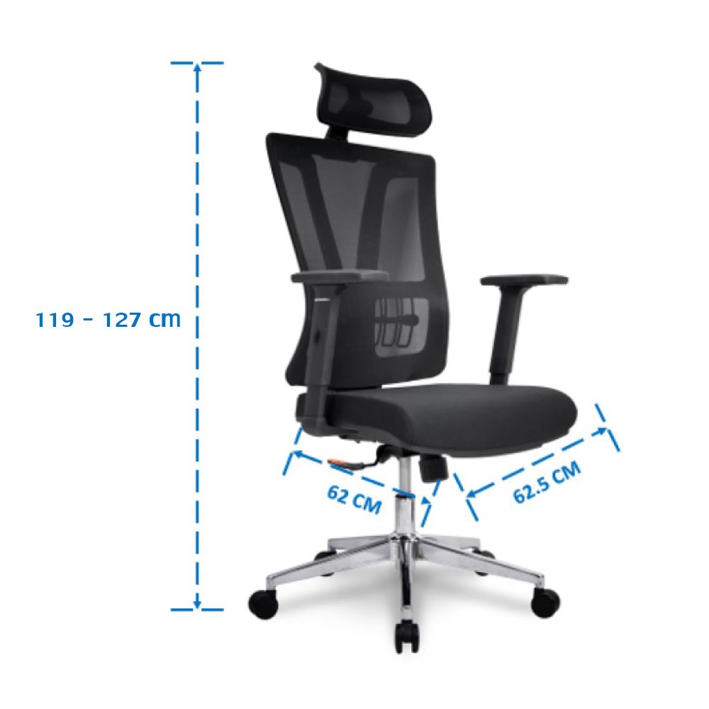 เก้าอี้สุขภาพ SURE AMIGOS PL-1871 สีดำ