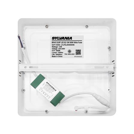 ดาวน์ไลท์ LED SYLVANIA BRAVO SURF 6 นิ้ว 12 วัตต์ WARM WHITE สีขาว_2