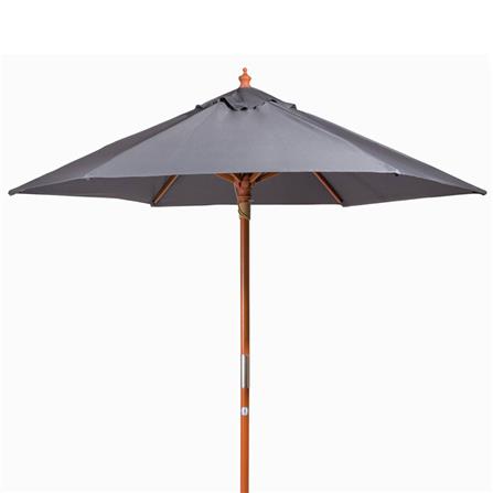 ร่มสนามกลม IVY WOOD 2.5 ม. สีเทา_0