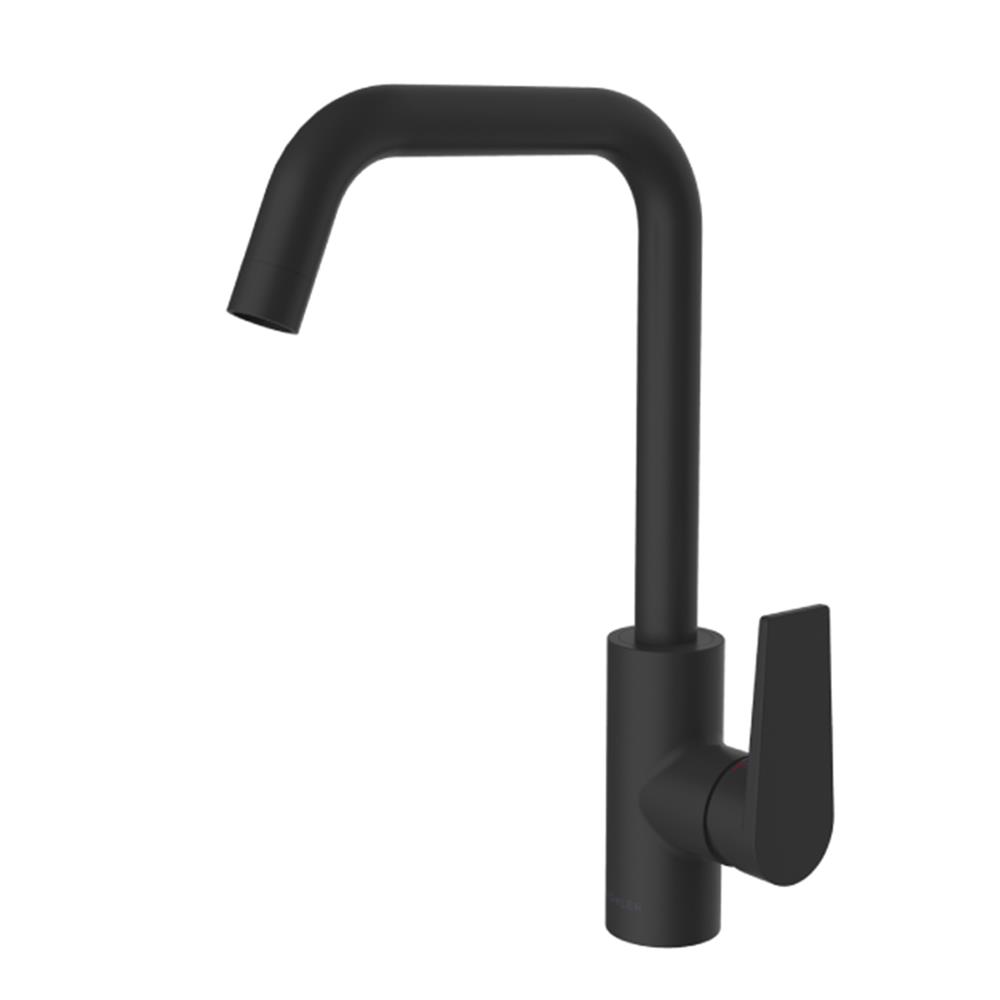 ก๊อกซิงค์ผสมเคาน์เตอร์ KOHLER K-21369T-4-BL สีดำ