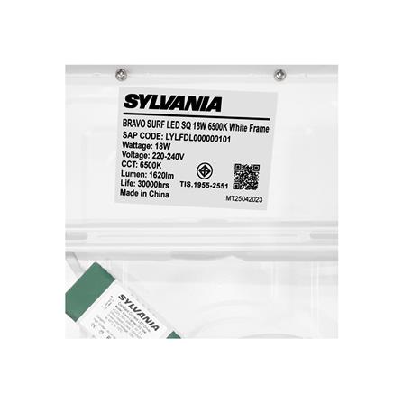 ดาวน์ไลท์ LED SYLVANIA BRAVO SURF 8 นิ้ว 18 วัตต์ DAYLIGHT สีขาว_5