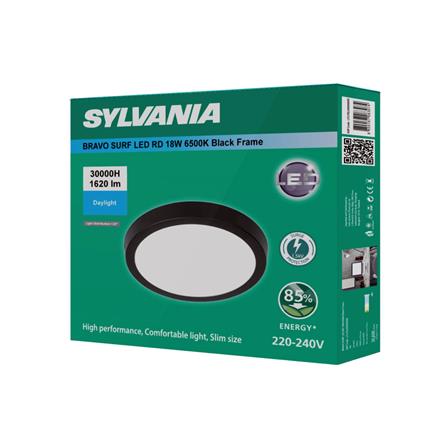 ดาวน์ไลท์ LED SYLVANIA BRAVO SURF 8 นิ้ว 18 วัตต์ DAYLIGHT สีดำ_3