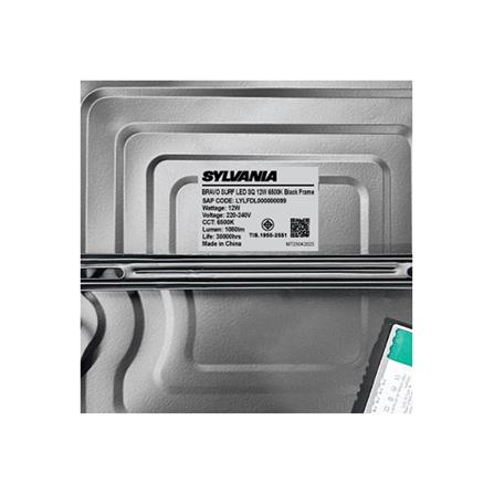 ดาวน์ไลท์ LED SYLVANIA BRAVO SURF 6 นิ้ว 12 วัตต์ DAYLIGHT สีดำ_6