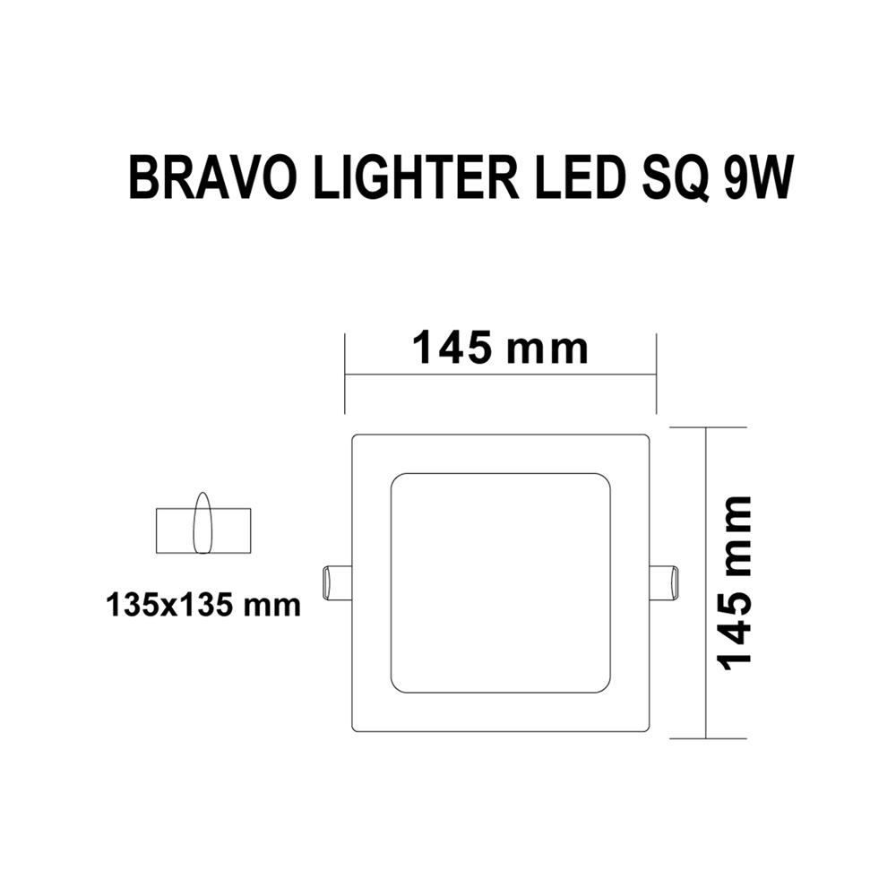 ดาวน์ไลท์ LED SYLVANIA BRAVO LIGHTER 4 นิ้ว 9 วัตต์ DAYLIGHT สีขาว