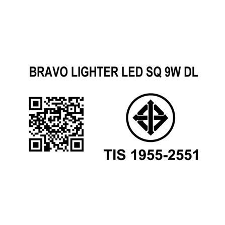 ดาวน์ไลท์ LED SYLVANIA BRAVO LIGHTER 4 นิ้ว 9 วัตต์ DAYLIGHT สีขาว_7