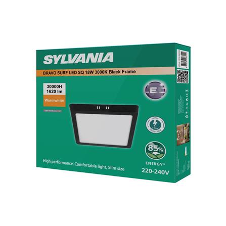 ดาวน์ไลท์ LED SYLVANIA BRAVO SURF 8 นิ้ว 18 วัตต์ WARM WHITE สีดำ_3