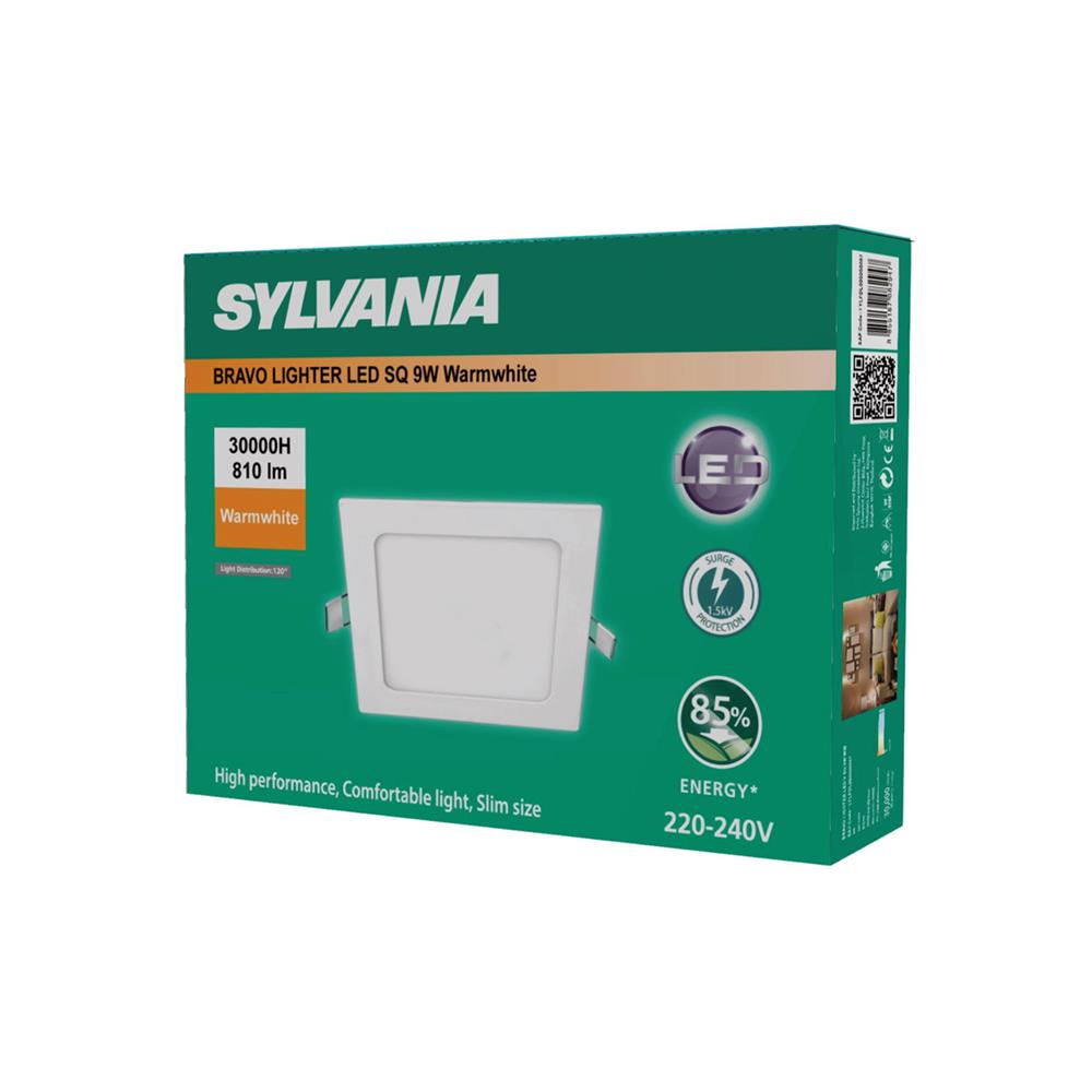 ดาวน์ไลท์ LED SYLVANIA BRAVO LIGHTER 4 นิ้ว 9 วัตต์ WARM WHITE สีขาว