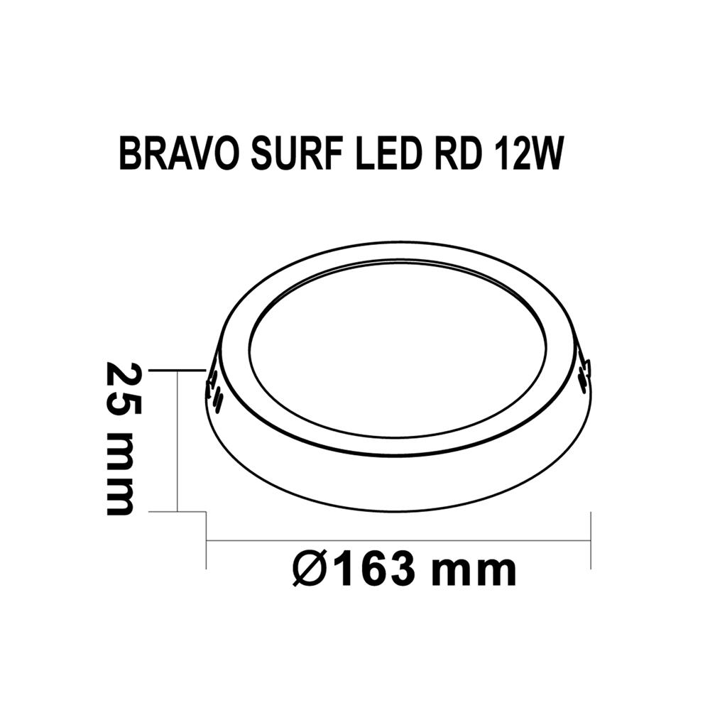 ดาวน์ไลท์ LED SYLVANIA BRAVO SURF 6 นิ้ว 12 วัตต์ DAYLIGHT สีขาว