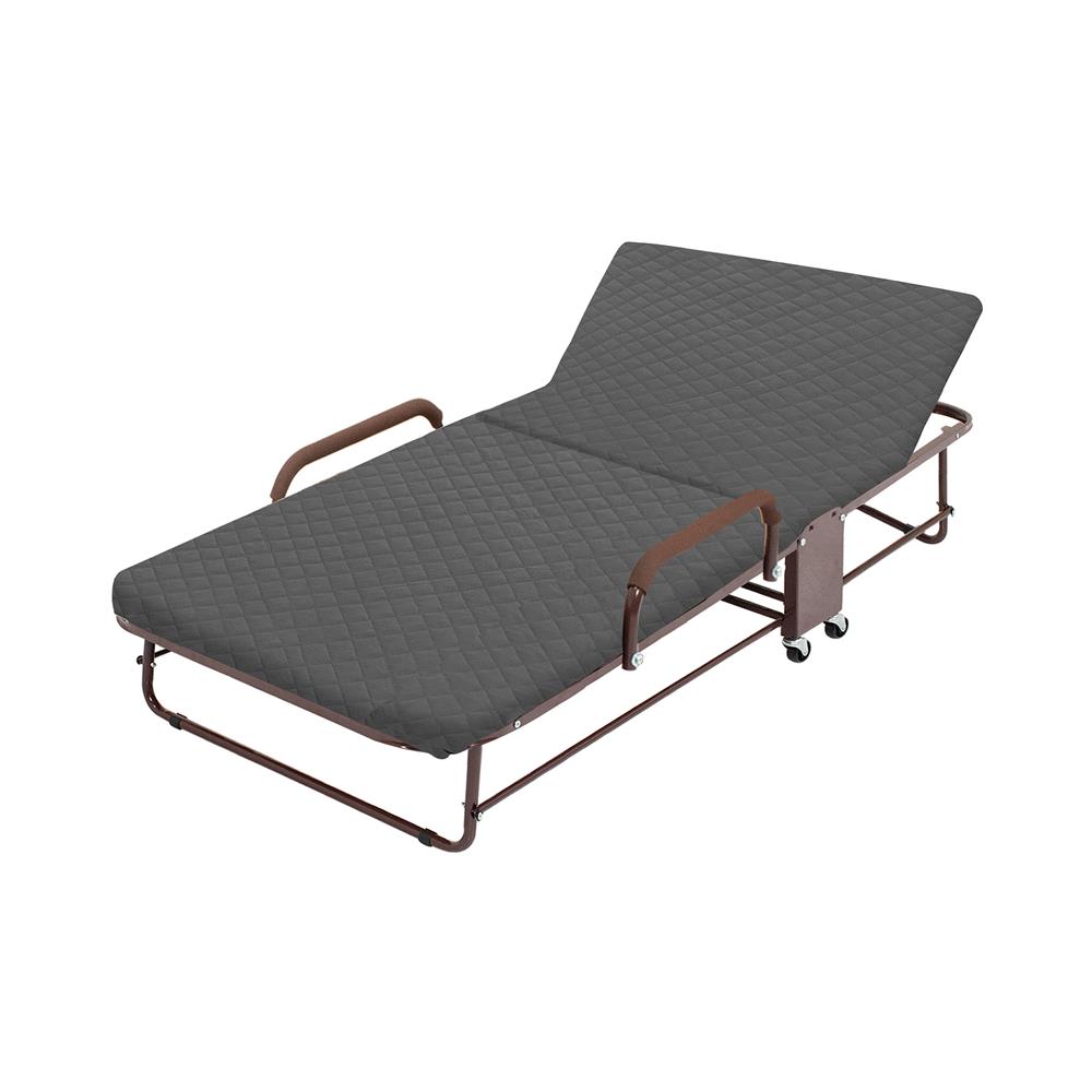 เตียงพับพร้อม TOPPER THAIBULL OLT235-75H สีเทา