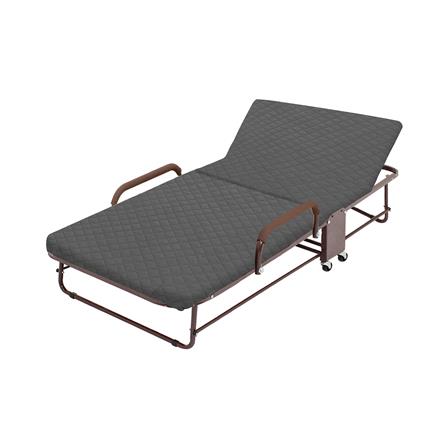 เตียงพับพร้อม TOPPER THAIBULL OLT235-75H สีเทา_0