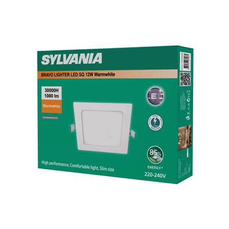 ดาวน์ไลท์ LED SYLVANIA BRAVO LIGHTER 6 นิ้ว 12 วัตต์ WARM WHITE สีขาว_4
